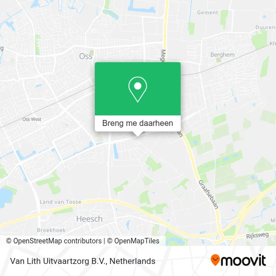 Van Lith Uitvaartzorg B.V. kaart