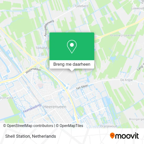 Shell Station kaart