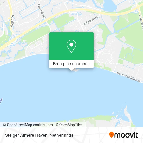 Steiger Almere Haven kaart