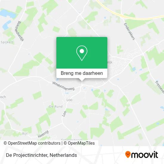 De Projectinrichter kaart