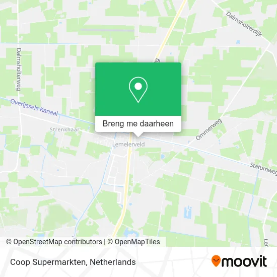 Coop Supermarkten kaart