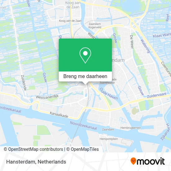 Hansterdam kaart