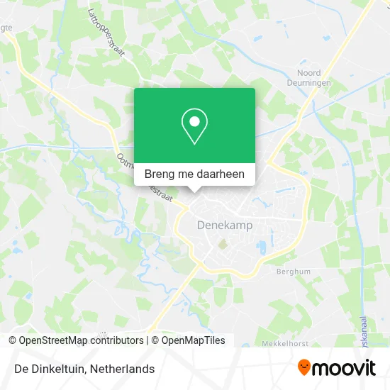 De Dinkeltuin kaart