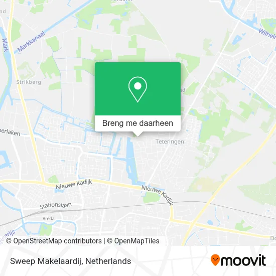 Sweep Makelaardij kaart