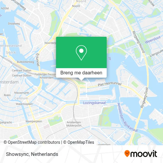 Showsync kaart