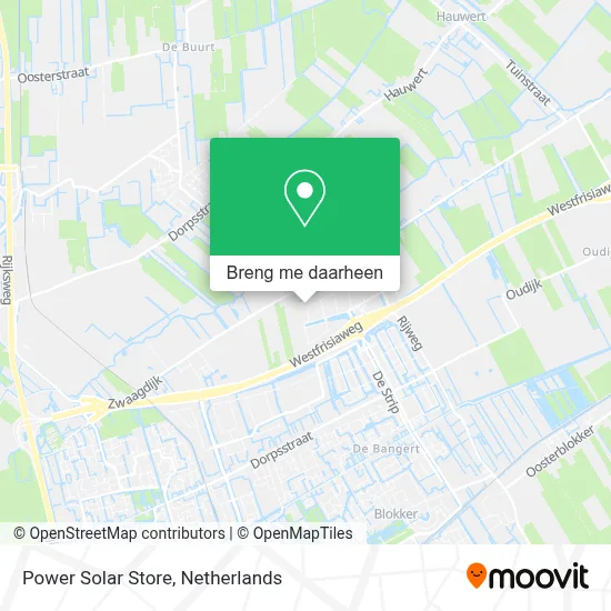 Power Solar Store kaart