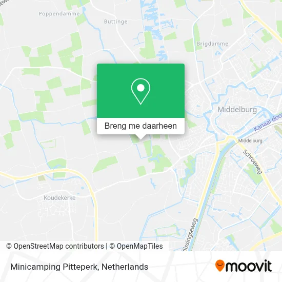 Minicamping Pitteperk kaart