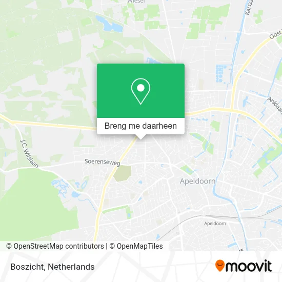 Boszicht kaart