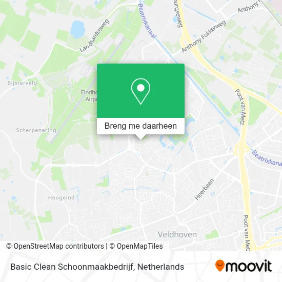 Basic Clean Schoonmaakbedrijf kaart