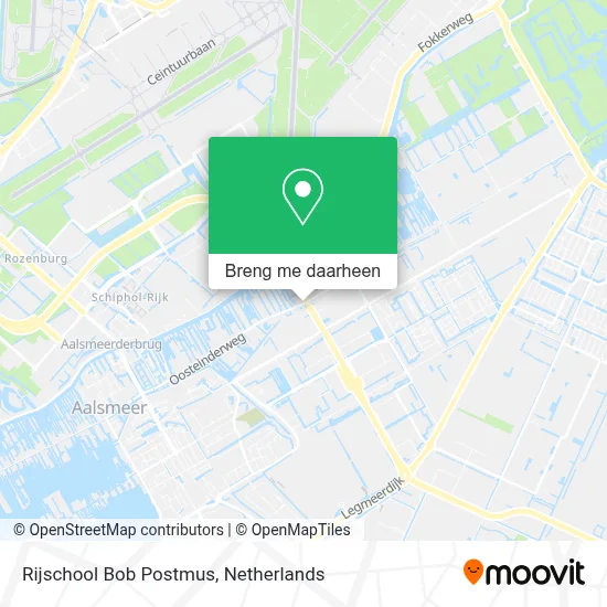 Rijschool Bob Postmus kaart