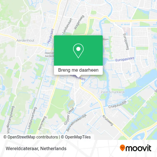Wereldcateraar kaart