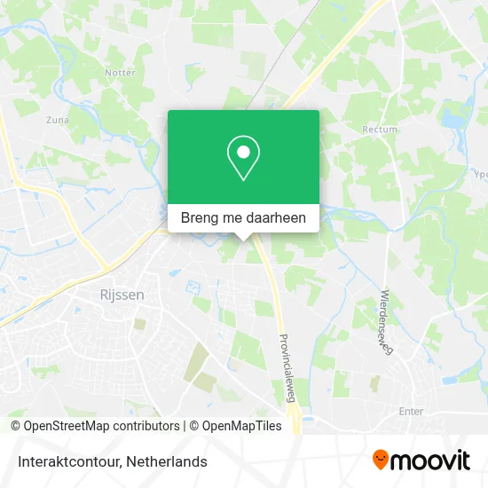 Interaktcontour kaart