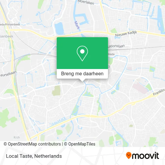 Local Taste kaart
