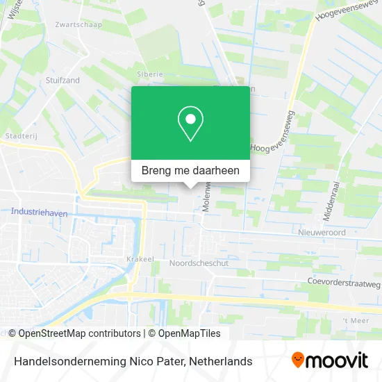 Handelsonderneming Nico Pater kaart