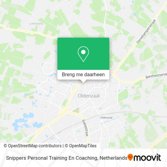 Snippers Personal Training En Coaching kaart