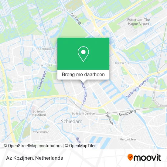 Az Kozijnen kaart
