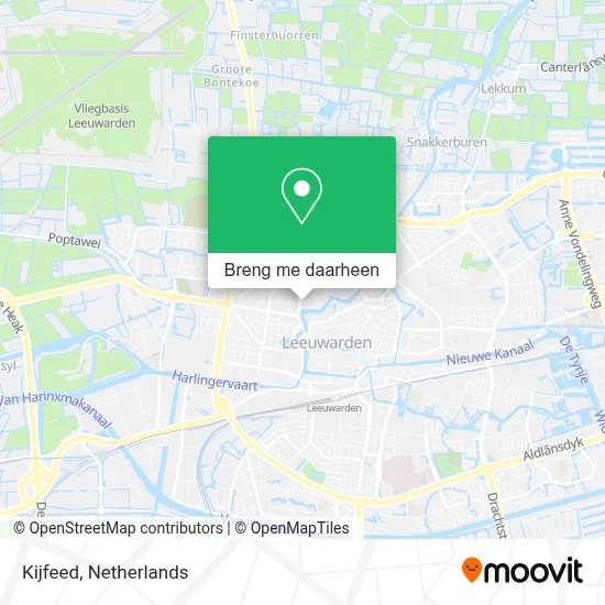 Kijfeed kaart