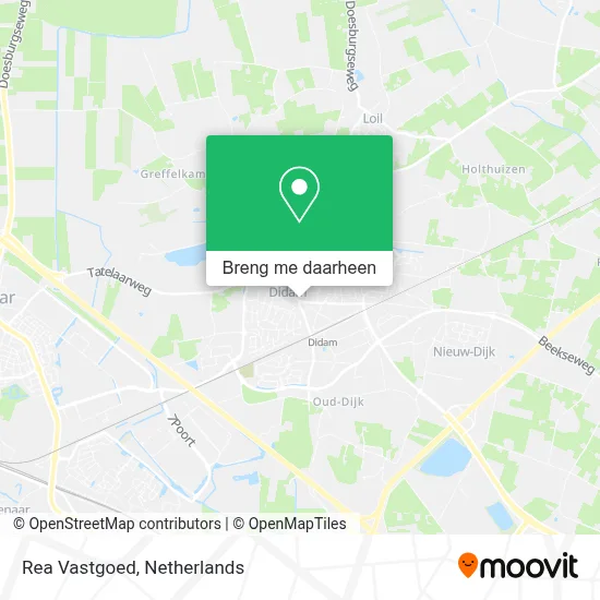 Rea Vastgoed kaart