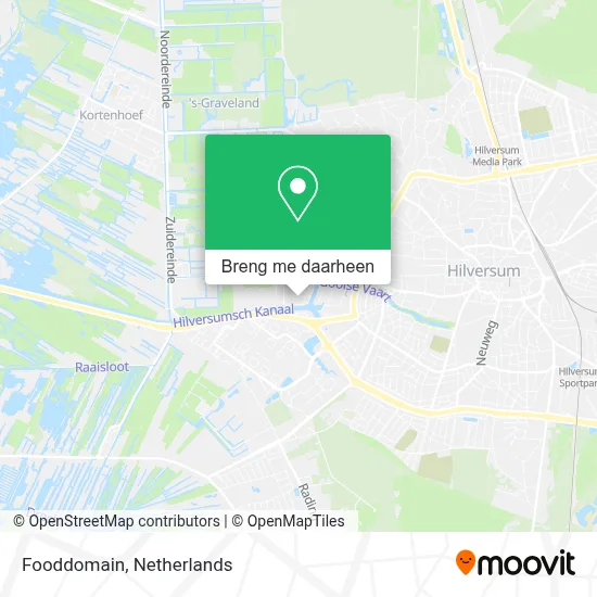 Fooddomain kaart