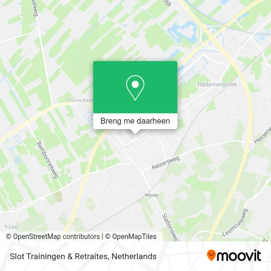 Slot Trainingen & Retraites kaart