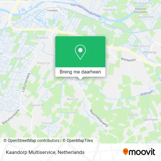 Kaandorp Multiservice kaart