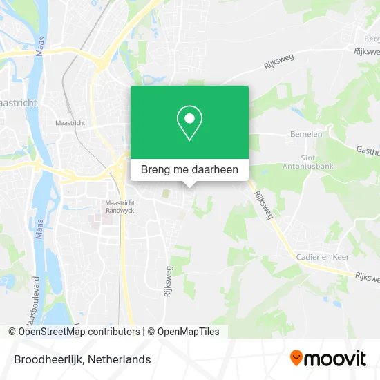 Broodheerlijk kaart