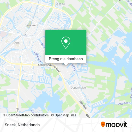 Sneek kaart