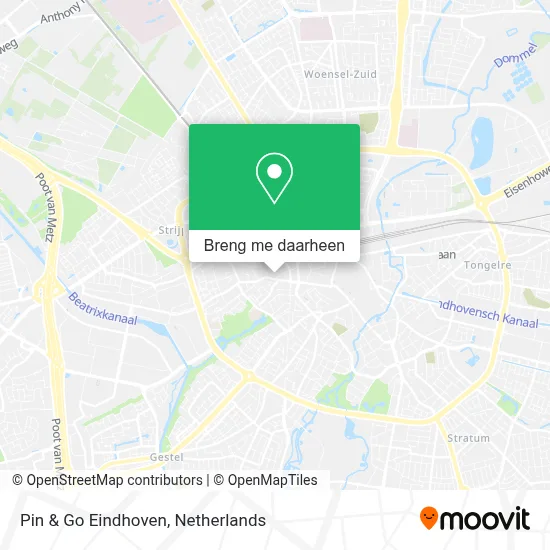 Pin & Go Eindhoven kaart