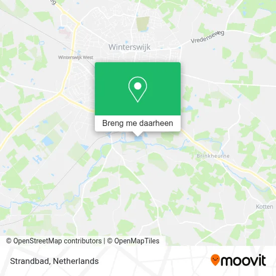 Strandbad kaart