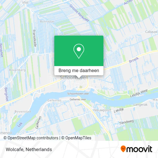 Wolcafe kaart