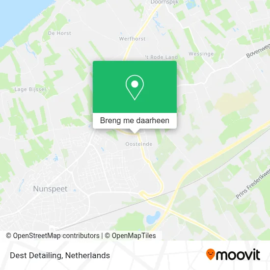 Dest Detailing kaart