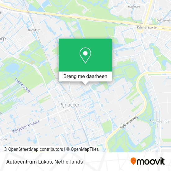 Autocentrum Lukas kaart