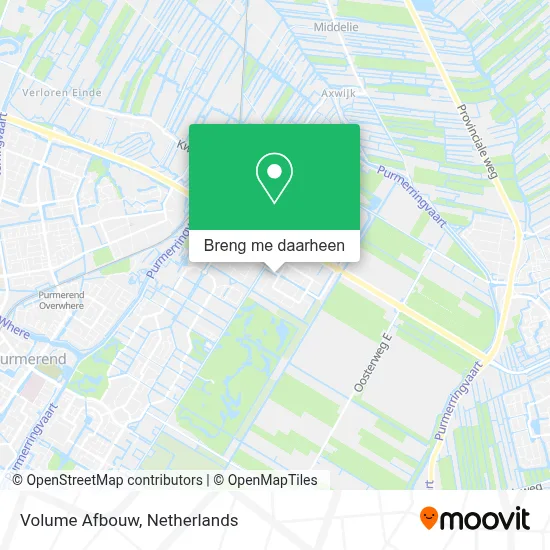 Volume Afbouw kaart