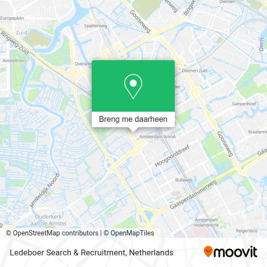 Ledeboer Search & Recruitment kaart