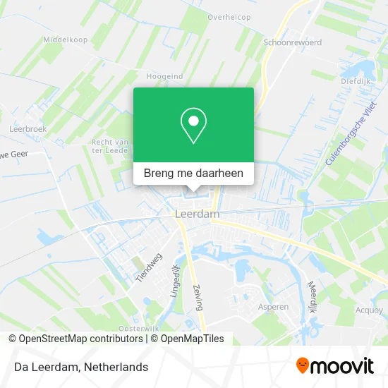 Da Leerdam kaart