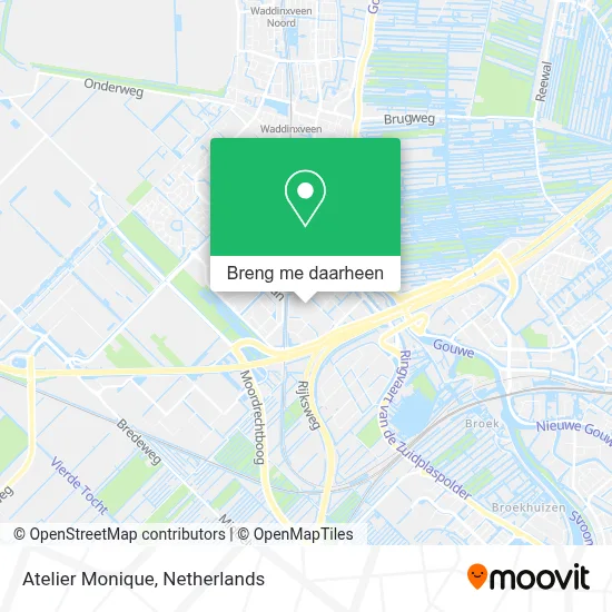 Atelier Monique kaart