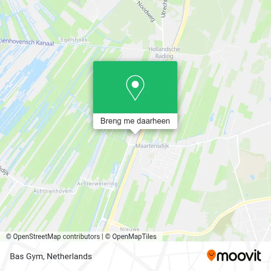 Bas Gym kaart