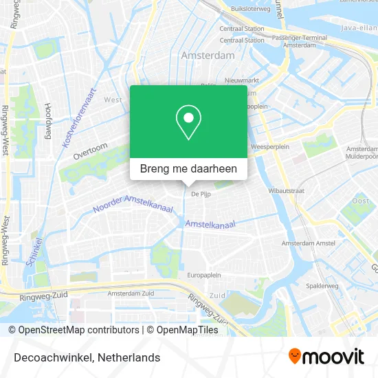 Decoachwinkel kaart