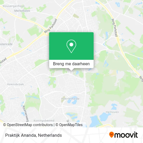 Praktijk Ananda kaart