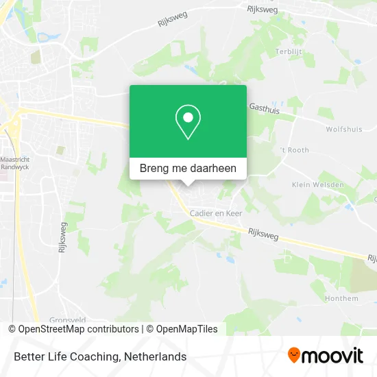 Better Life Coaching kaart