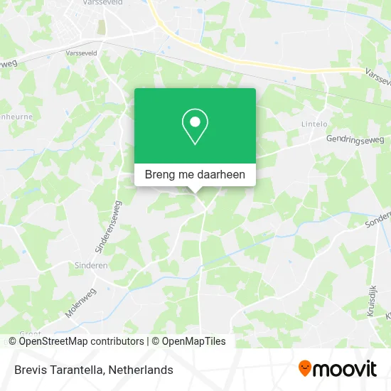 Brevis Tarantella kaart