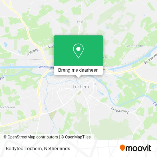 Bodytec Lochem kaart