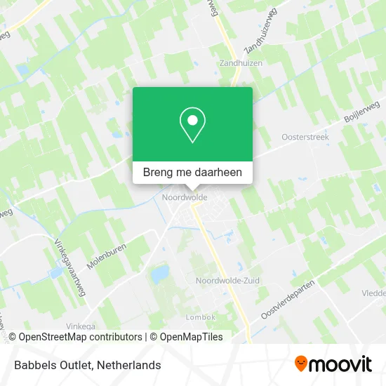 Babbels Outlet kaart
