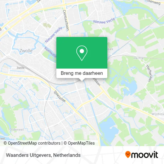 Waanders Uitgevers kaart