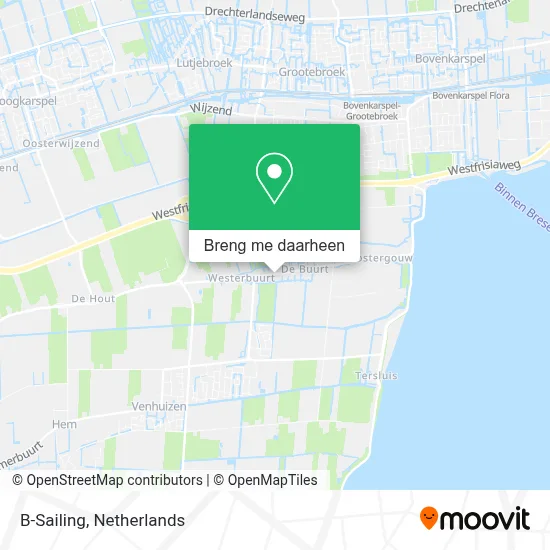 B-Sailing kaart