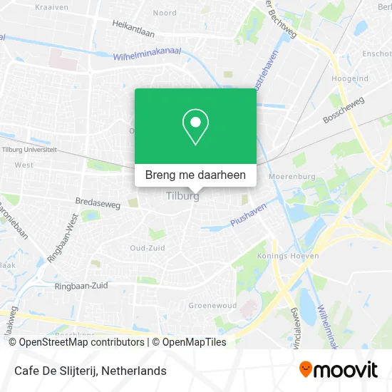 Cafe De Slijterij kaart