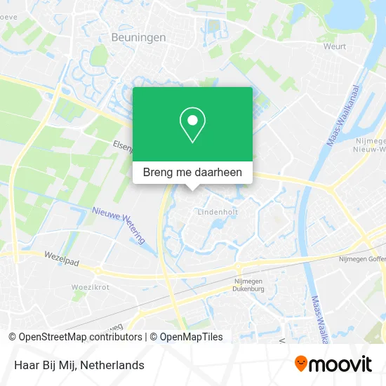 Haar Bij Mij kaart