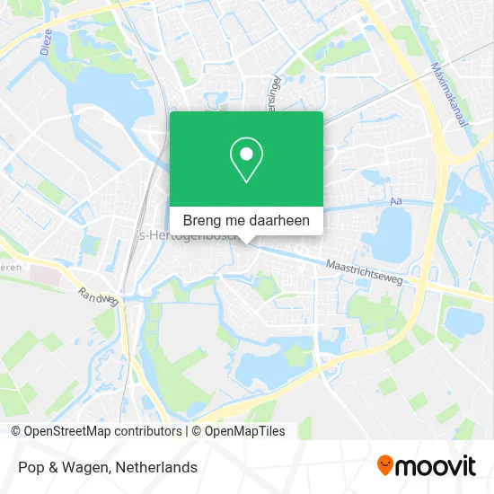 Pop & Wagen kaart