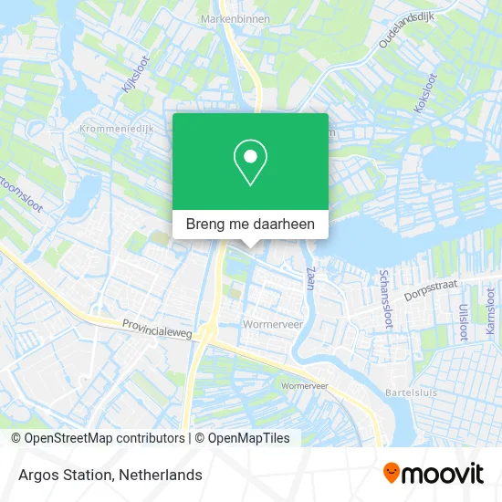 Argos Station kaart