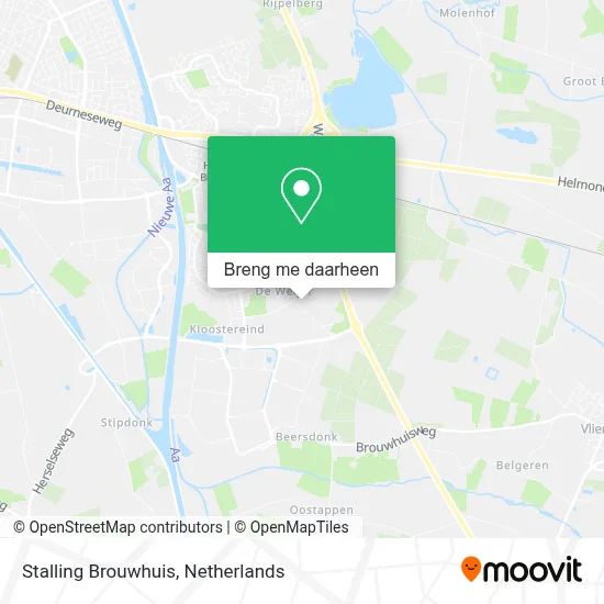 Stalling Brouwhuis kaart
